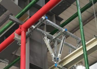 馆陶该抗震支架的整体式支吊架结构协调性好